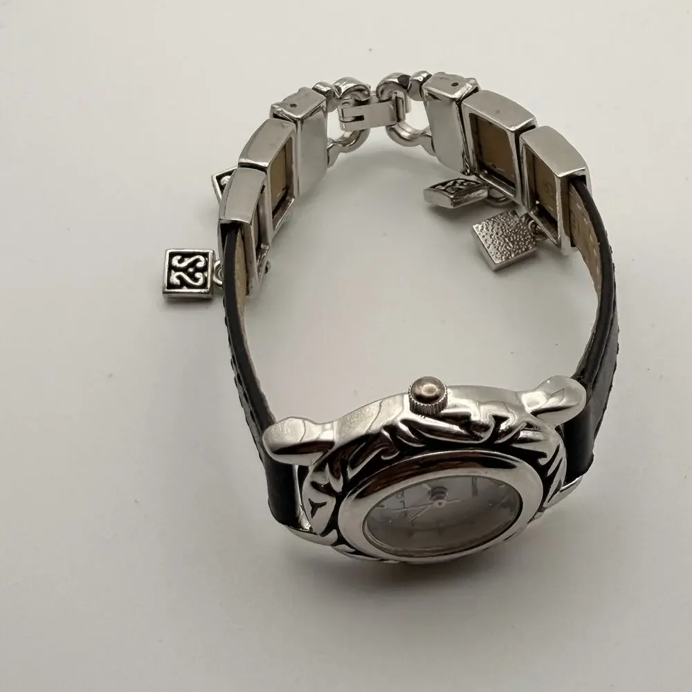 Chic Vintage Geneva Quartz Southwestern Cuff Watch Working New Battery